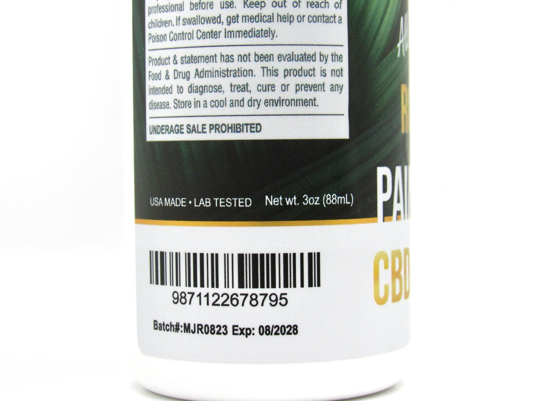 Alter Native Pain Relief Gel Roll-on - 3000mg CBD