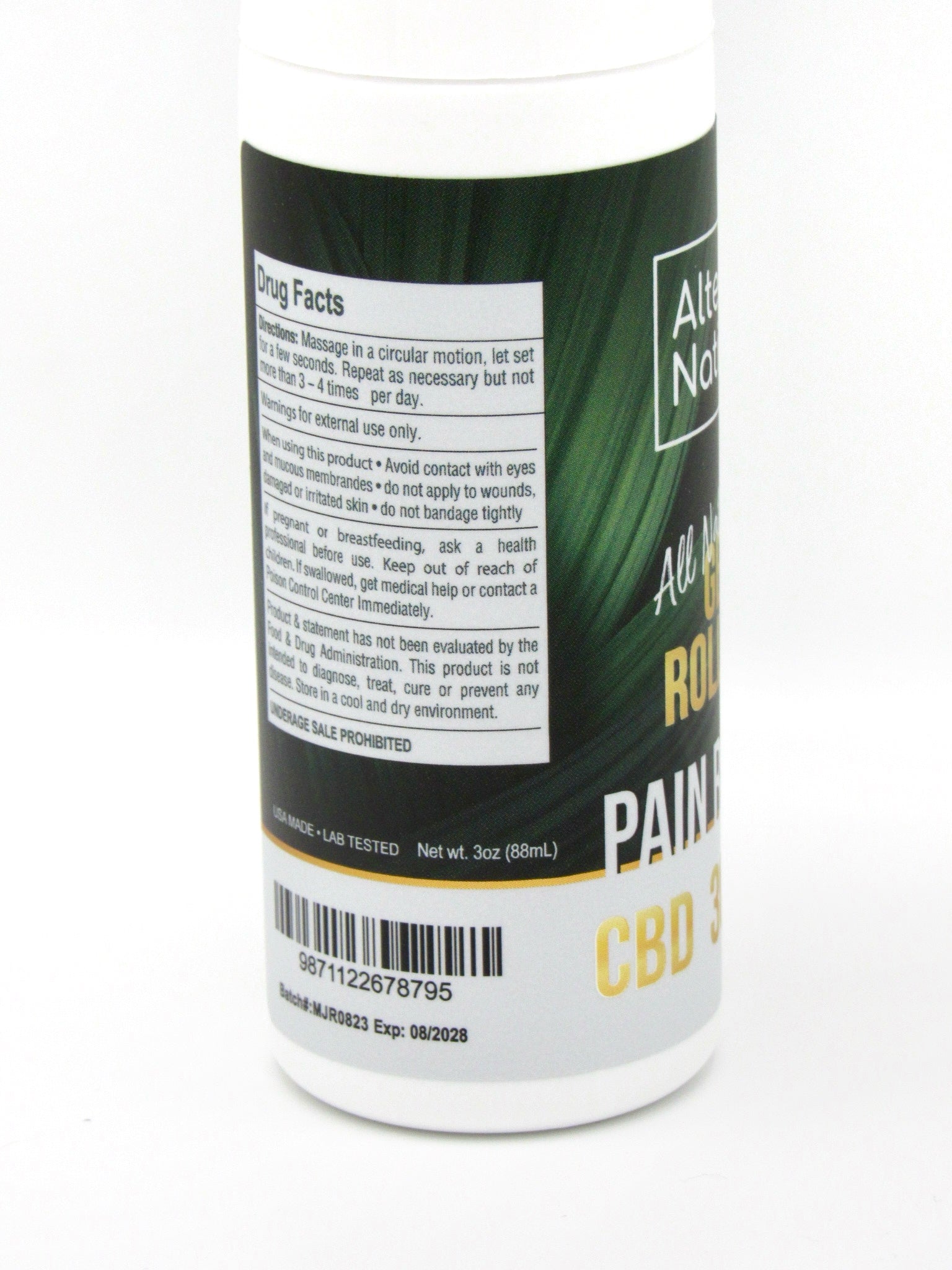 Alter Native Pain Relief Gel Roll-on - 3000mg CBD