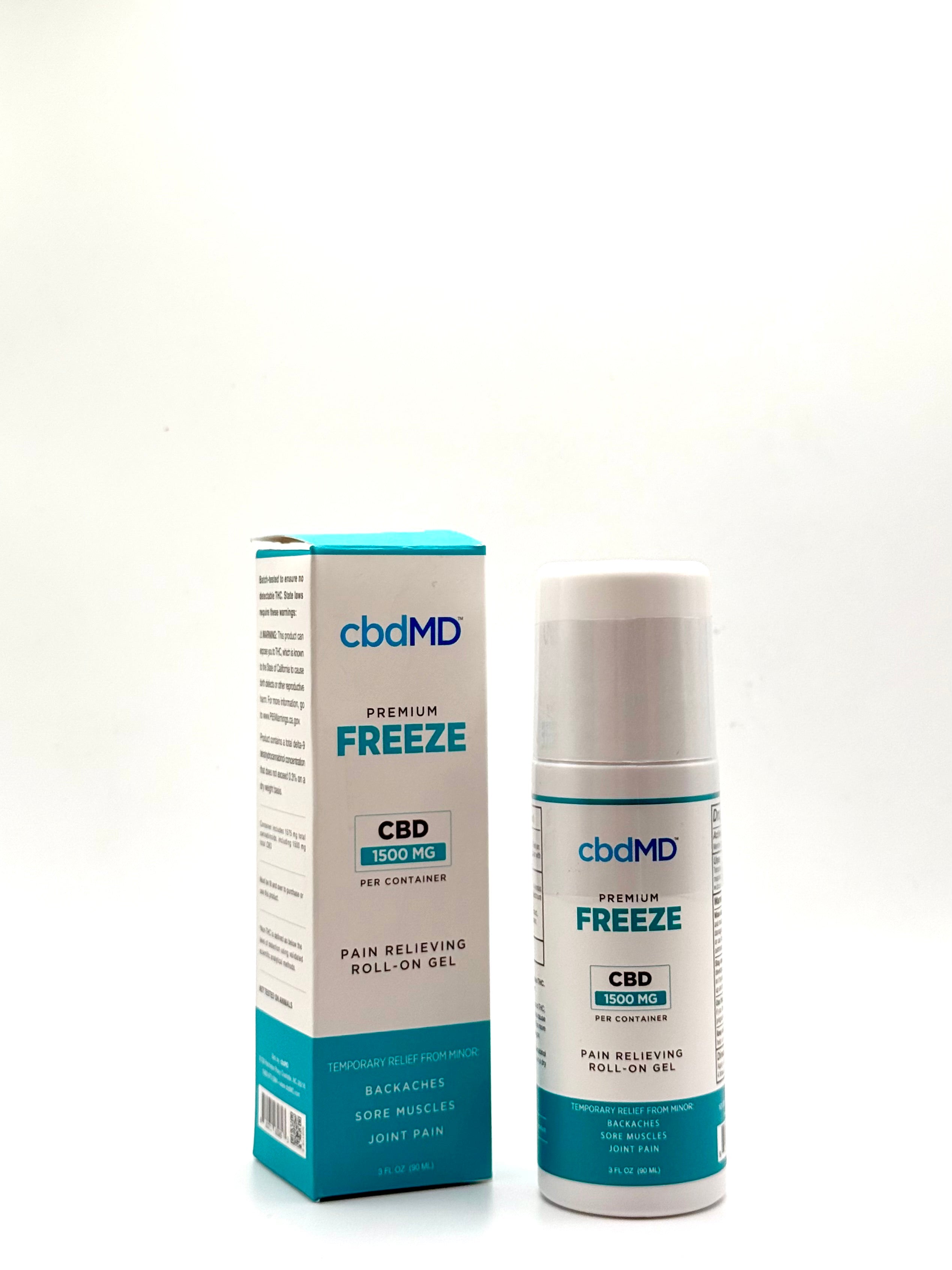 cbdMD Pain Relief Freeze Roller 1500MG