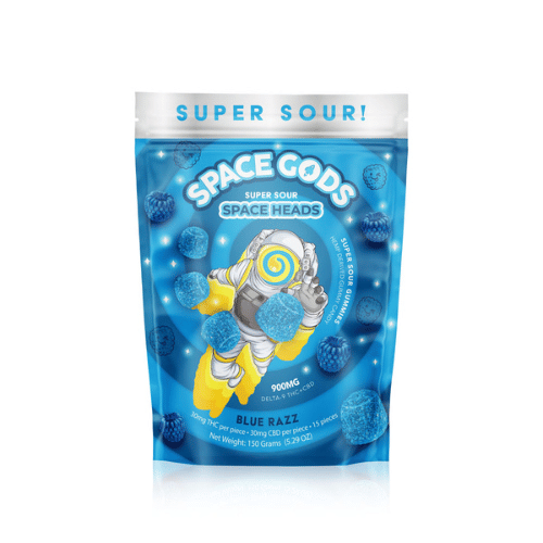 Space Gods SUPER SOUR Gummy Pack - 900mg THC/CBD