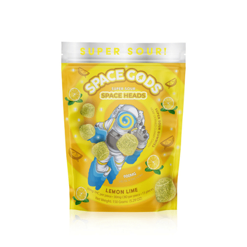 Space Gods SUPER SOUR Gummy Pack - 900mg THC/CBD